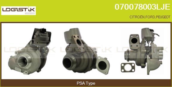 LGK 070078003LJE - Turbocompresseur, suralimentation droxauto.com