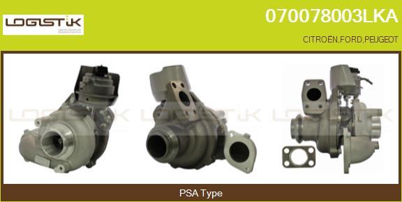 LGK 070078003LKA - Turbocompresseur, suralimentation droxauto.com