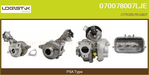 LGK 070078007LJE - Turbocompresseur, suralimentation droxauto.com