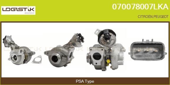 LGK 070078007LKA - Turbocompresseur, suralimentation droxauto.com