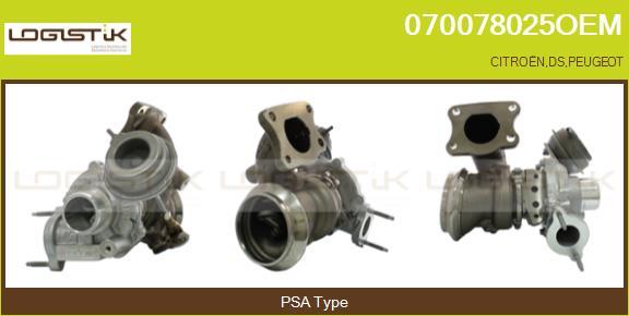 LGK 070078025OEM - Turbocompresseur, suralimentation droxauto.com