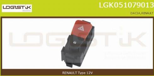 LGK LGK051079013 - Interrupteur de signal de détresse droxauto.com