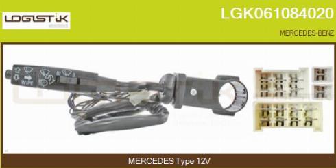 LGK LGK061084020 - Commutateur de colonne de direction droxauto.com