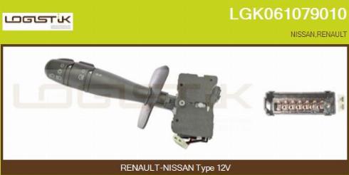 LGK LGK061079010 - Commutateur de colonne de direction droxauto.com