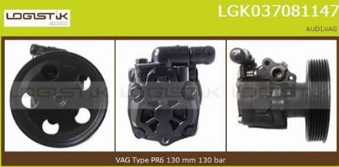 LGK LGK037081147 - Pompe hydraulique, direction droxauto.com