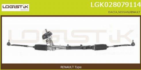 LGK LGK028079114 - Crémaillière de direction droxauto.com