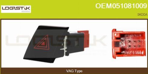 LGK OEM051081009 - Interrupteur de signal de détresse droxauto.com