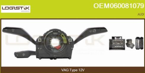 LGK OEM060081079 - Commutateur de colonne de direction droxauto.com