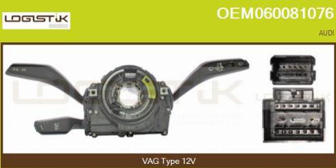 LGK OEM060081076 - Commutateur de colonne de direction droxauto.com