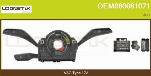 LGK OEM060081071 - Commutateur de colonne de direction droxauto.com