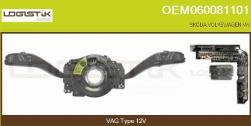 LGK OEM060081101 - Commutateur de colonne de direction droxauto.com