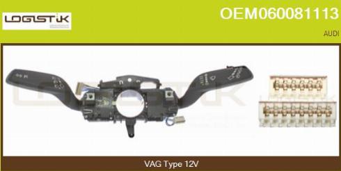 LGK OEM060081113 - Commutateur de colonne de direction droxauto.com