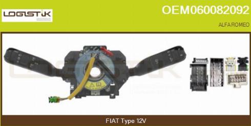 LGK OEM060082092 - Commutateur de colonne de direction droxauto.com