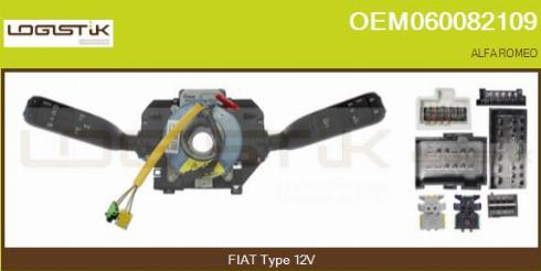 LGK OEM060082109 - Commutateur de colonne de direction droxauto.com