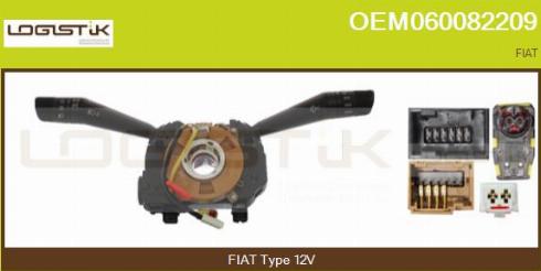 LGK OEM060082209 - Commutateur de colonne de direction droxauto.com