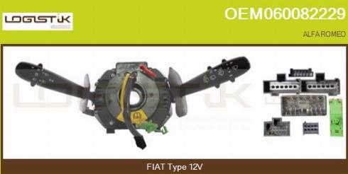 LGK OEM060082229 - Commutateur de colonne de direction droxauto.com