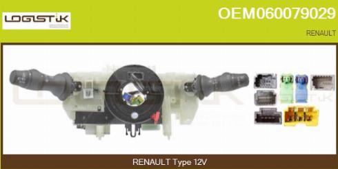 LGK OEM060079029 - Commutateur de colonne de direction droxauto.com