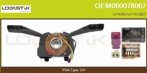 LGK OEM060078067 - Commutateur de colonne de direction droxauto.com