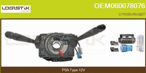 LGK OEM060078076 - Commutateur de colonne de direction droxauto.com