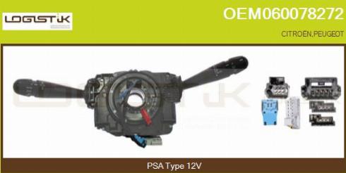 LGK OEM060078272 - Commutateur de colonne de direction droxauto.com