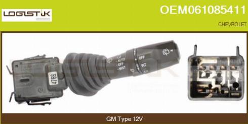 LGK OEM061085411 - Commutateur de colonne de direction droxauto.com