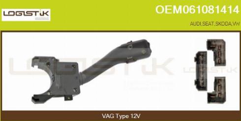 LGK OEM061081414 - Commutateur de colonne de direction droxauto.com