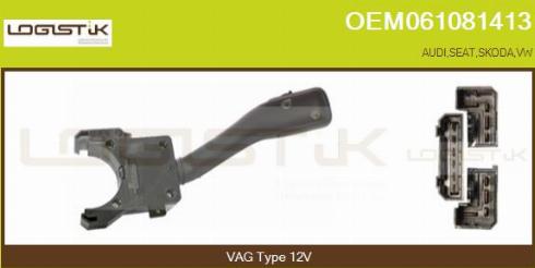 LGK OEM061081413 - Commutateur de colonne de direction droxauto.com