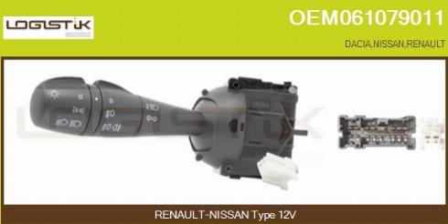 LGK OEM061079011 - Commutateur de colonne de direction droxauto.com