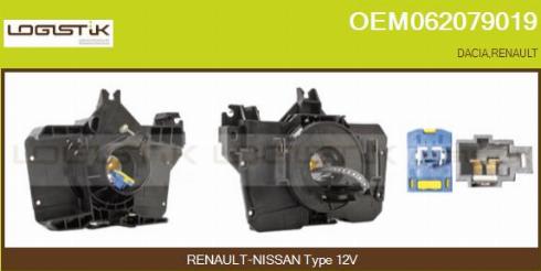 LGK OEM062079019 - Ressort tournant, Airbag droxauto.com