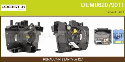 LGK OEM062079011 - Ressort tournant, Airbag droxauto.com