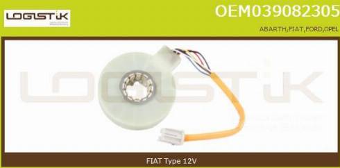 LGK OEM039082305 - Détecteur de l'angle de braquage droxauto.com