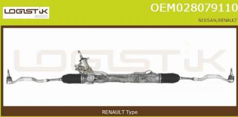 LGK OEM028079110 - Crémaillière de direction droxauto.com