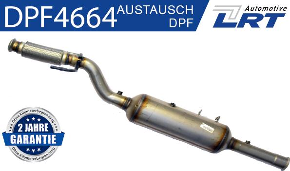 LRT DPF4664 - Filtre à particules / à suie, échappement droxauto.com