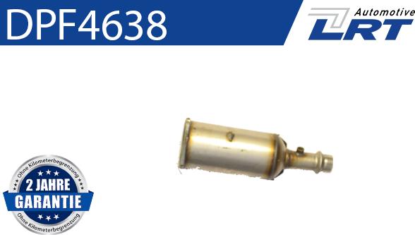 LRT DPF4638 - Filtre à particules / à suie, échappement droxauto.com