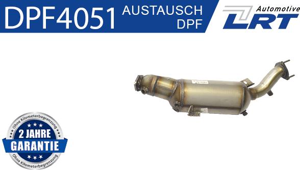 LRT DPF4051 - Filtre à particules / à suie, échappement droxauto.com