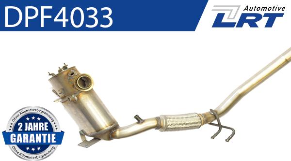 LRT DPF4033 - Filtre à particules / à suie, échappement droxauto.com