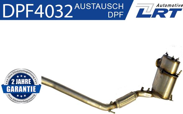 LRT DPF4032 - Filtre à particules / à suie, échappement droxauto.com