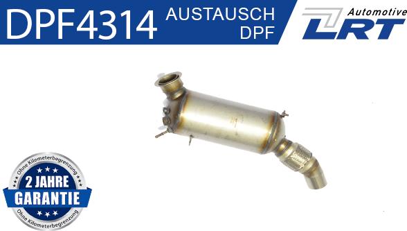 LRT DPF4314 - Filtre à particules / à suie, échappement droxauto.com