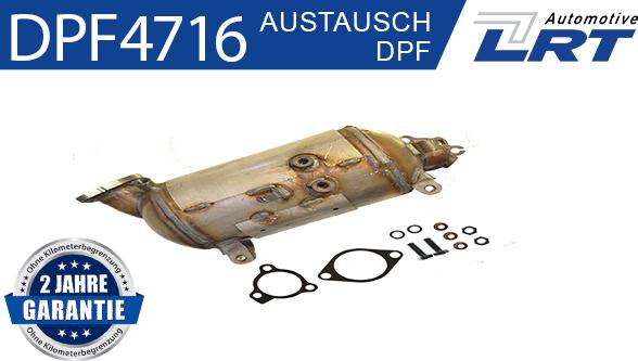LRT DPF4716 - Filtre à particules / à suie, échappement droxauto.com