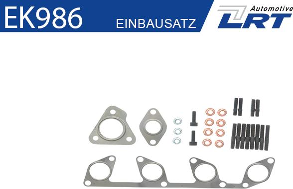 LRT EK986 - Kit de montage, Collecteur des gaz d'échappement droxauto.com