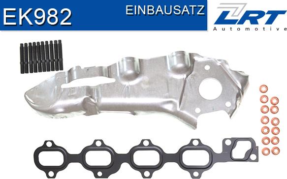 LRT EK982 - Kit de montage, Collecteur des gaz d'échappement droxauto.com