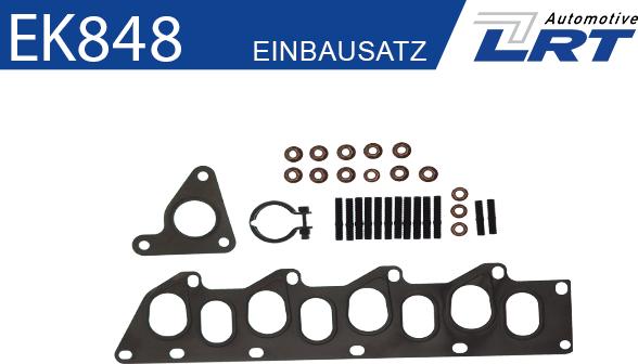 LRT EK848 - Kit de montage, Collecteur des gaz d'échappement droxauto.com