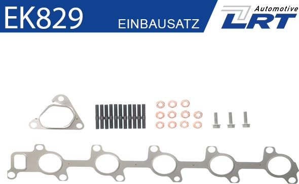 LRT EK829 - Kit de montage, Collecteur des gaz d'échappement droxauto.com
