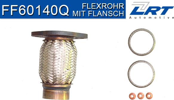 LRT FF60140Q - Tube de réparation, catalyseur droxauto.com