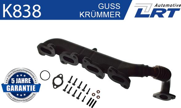 LRT K838 - Collecteur, système d'échappement droxauto.com