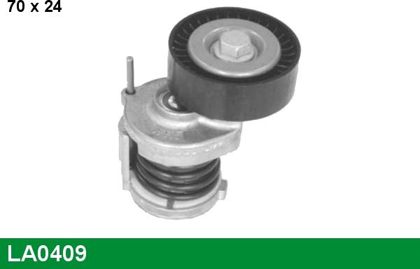 LUCAS LA0409 - Tendeur de courroie, courroie trapézoïdale à nervures droxauto.com