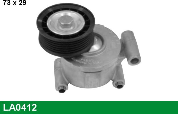 LUCAS LA0412 - Tendeur de courroie, courroie trapézoïdale à nervures droxauto.com