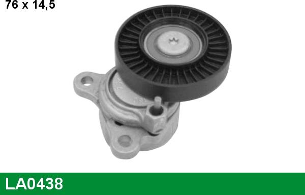 LUCAS LA0438 - Tendeur de courroie, courroie trapézoïdale à nervures droxauto.com