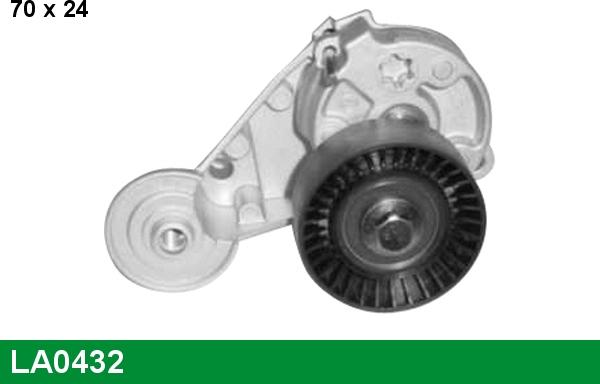 LUCAS LA0432 - Tendeur de courroie, courroie trapézoïdale à nervures droxauto.com