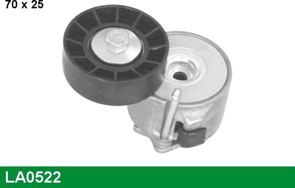 LUCAS LA0522 - Tendeur de courroie, courroie trapézoïdale à nervures droxauto.com